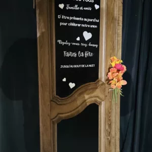 Porte décorative bienvenue