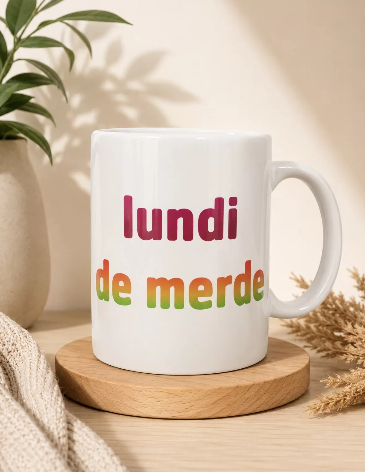 Mug "Lundi de merde"