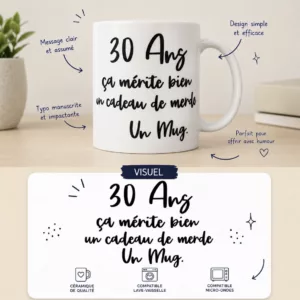Mug "30 ans"