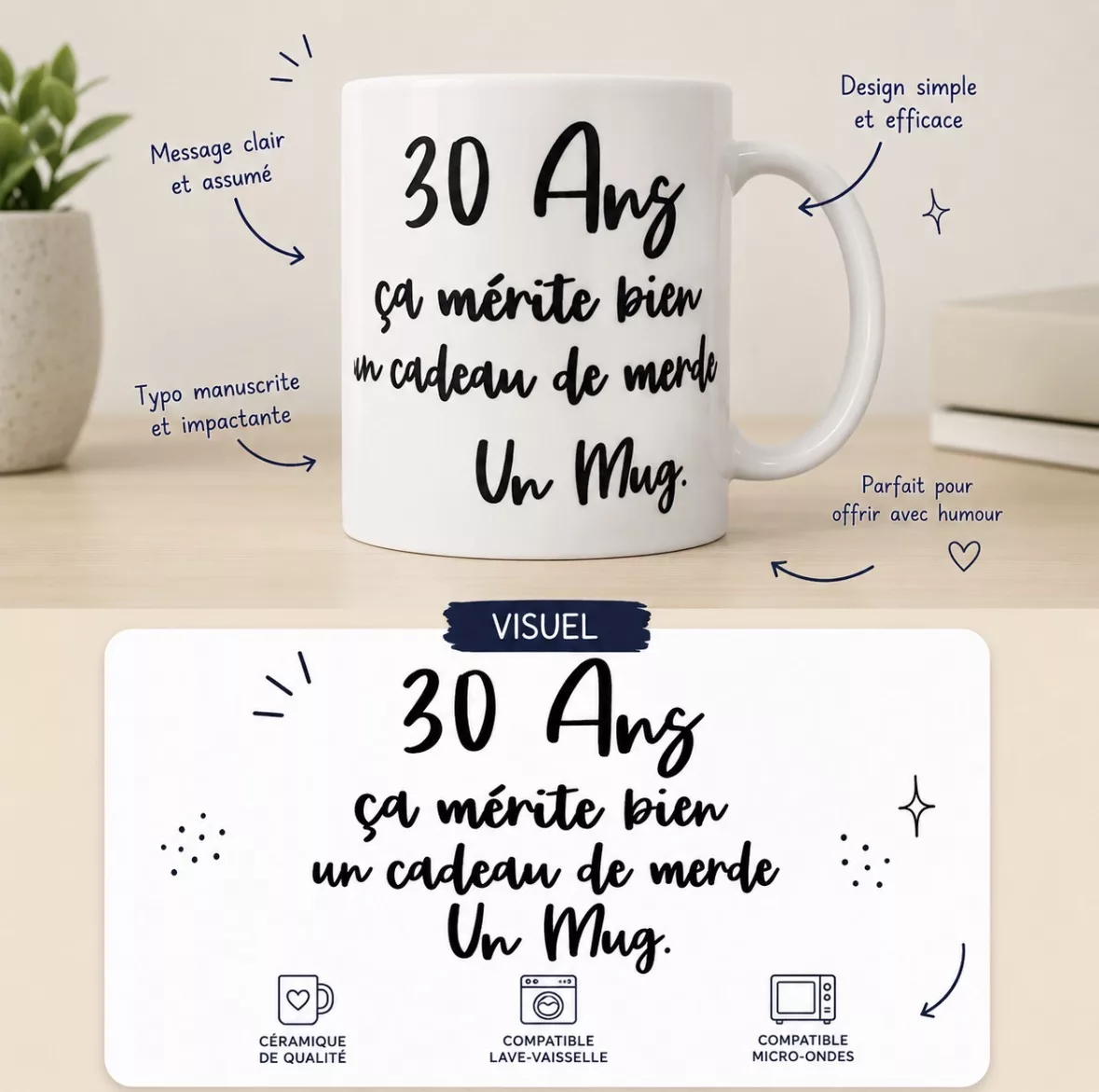 Mug "30 ans"